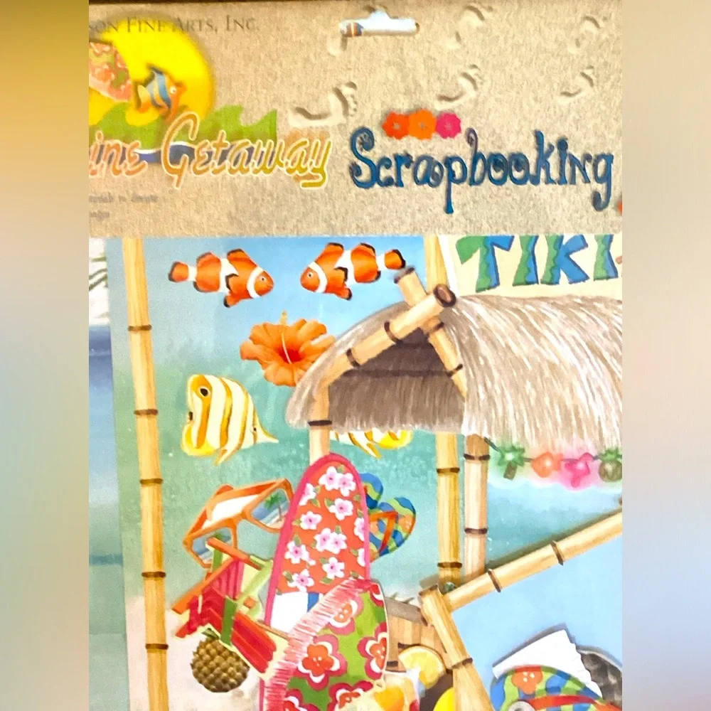 🌉  ScrapBook Paper Tiki Hut 🛖 Travel 🧭Time for Mom ⚜️Scotland 🏴󠁧󠁢󠁳󠁣󠁴󠁿